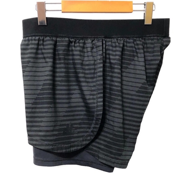 ADIDAS Climalite 2-in-1 Shorts Black Gray Size XL - Picture 5 of 16